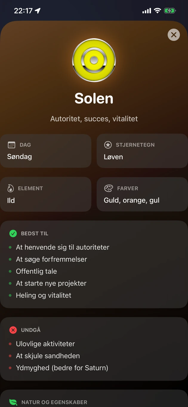 Råd om hvad der egner sig og hvad du bør undgå hver planettime.