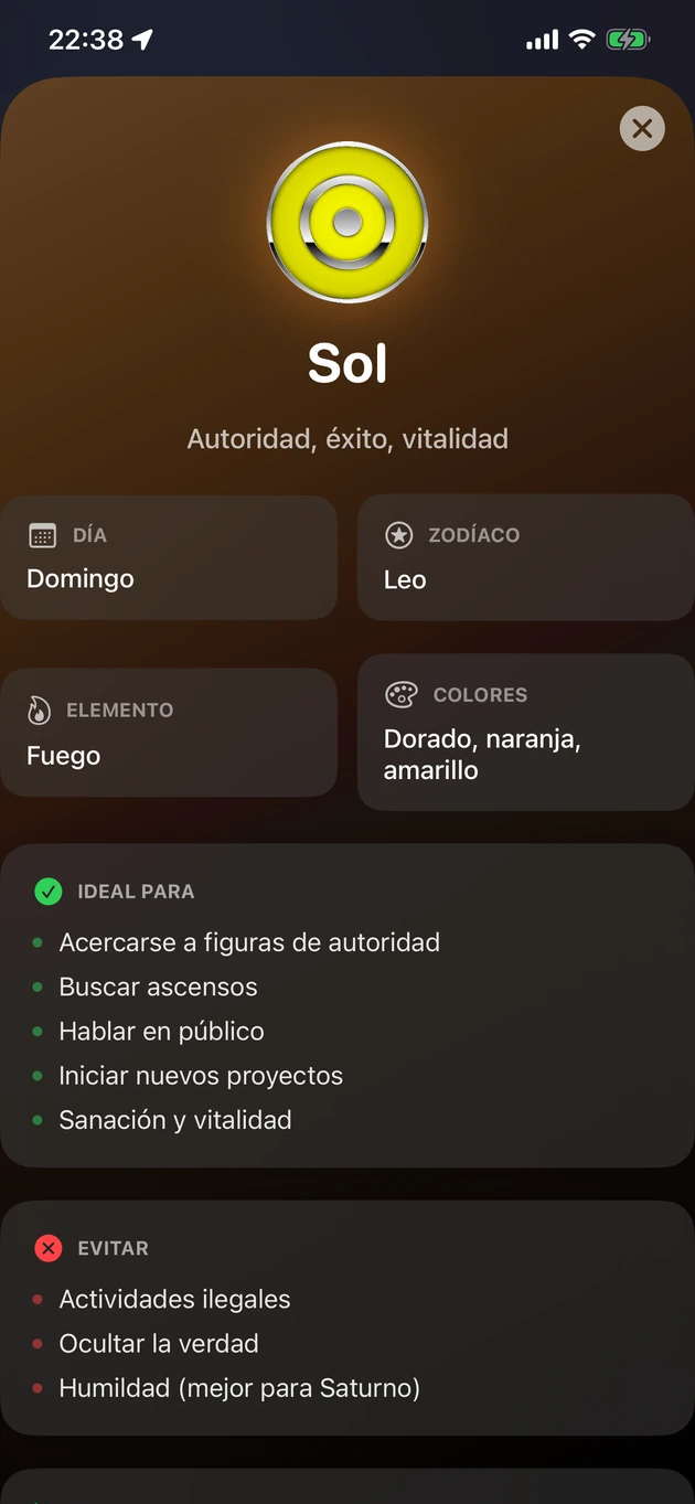 Guía de lo ideal y lo que evitar para cada hora planetaria.