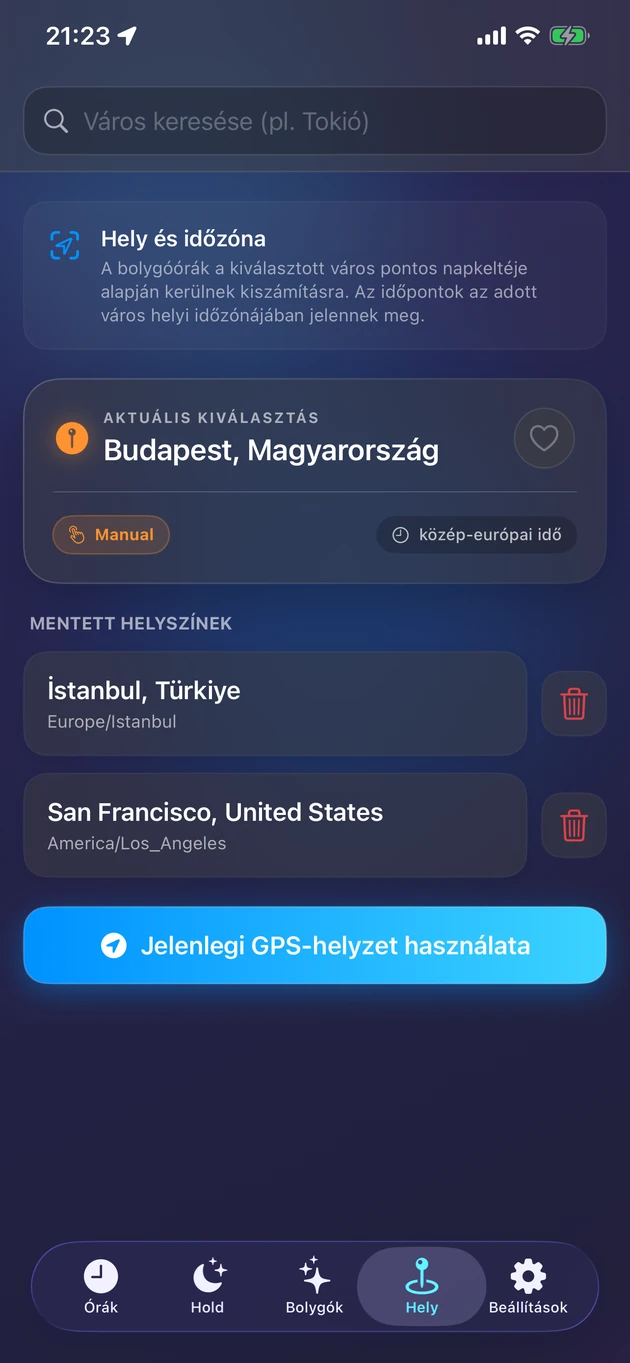 Napkeltére pontos órák a helyedre — vagy bármely városra.