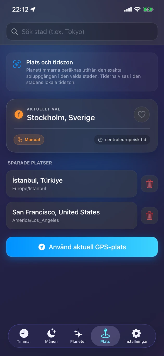 Soluppgångsexakta timmar för din plats – eller vilken stad som helst.