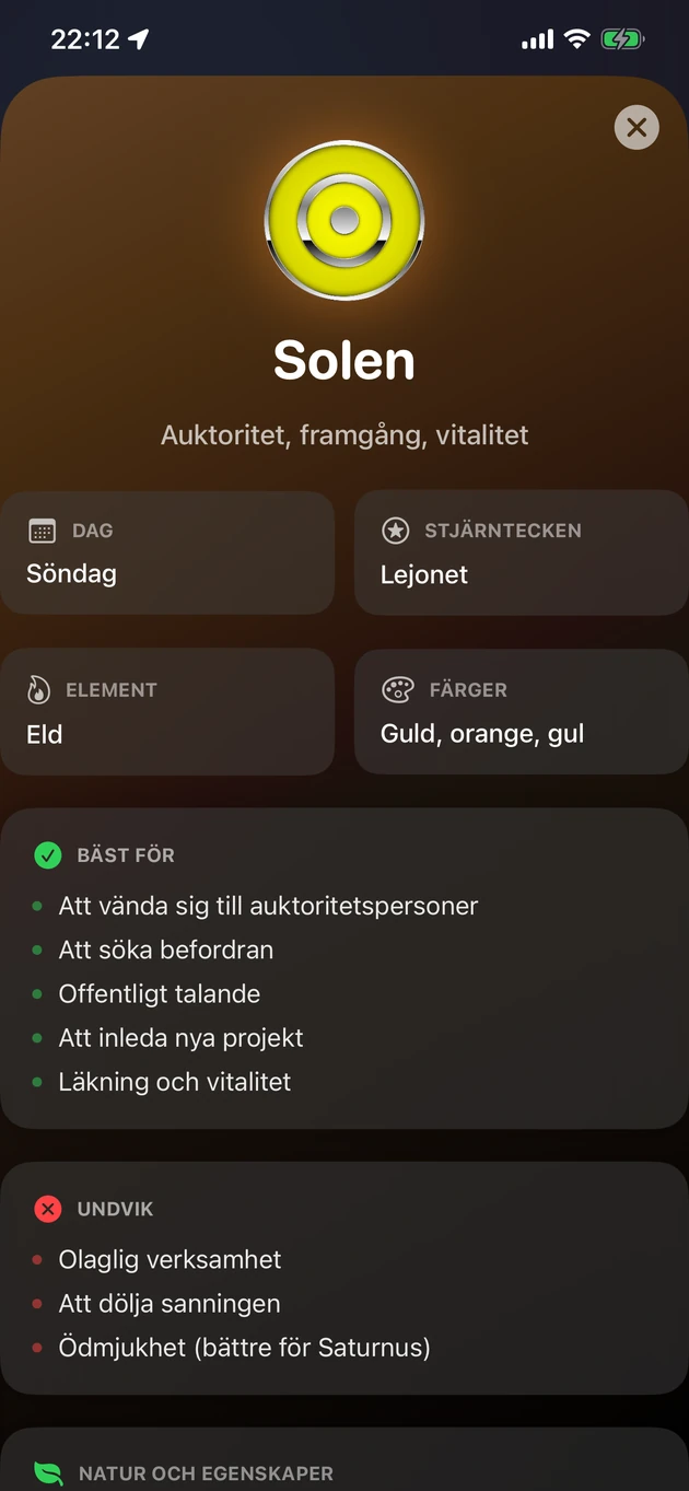 Vad som passar bäst och vad du bör undvika under varje planettimme.