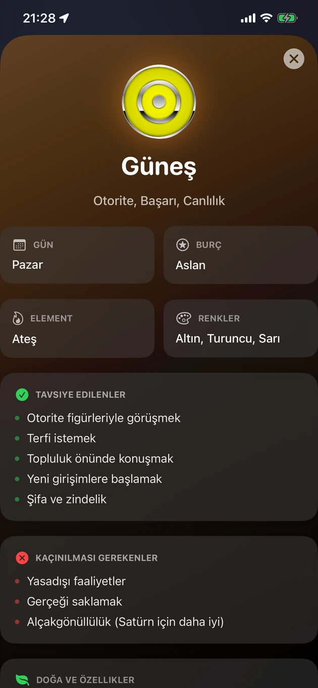 Her gezegen saati için en uygun işler ve kaçınılması gerekenler.